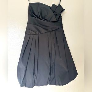 Caché Strapless Little Black Bubble Dress